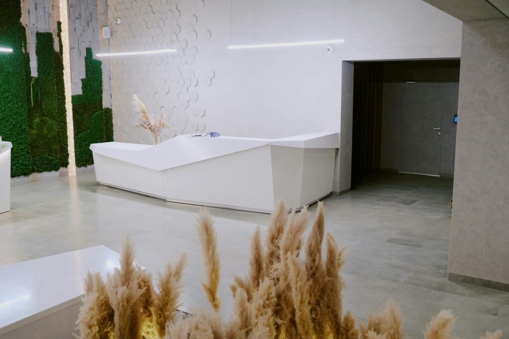 Modern White Lobby